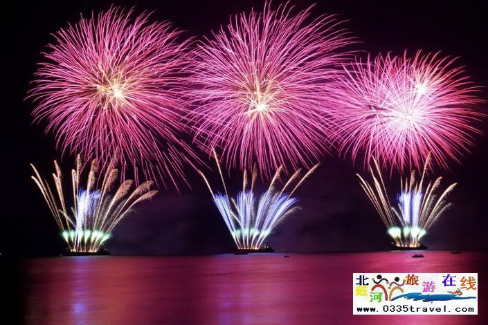 北戴河南戴河?xùn)|戴河煙花焰火沙灘篝火晚會(huì)