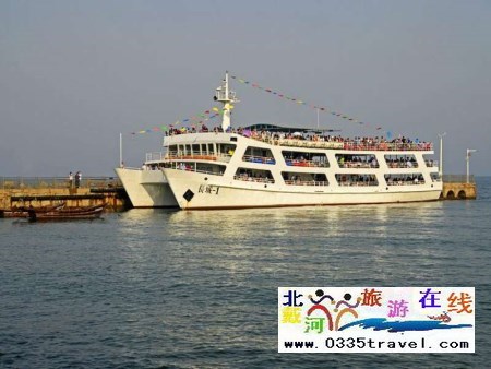秦皇島北戴河浪淘沙長城號公主號尋仙號求仙號游船